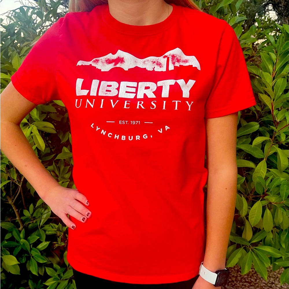 Liberty University T-shirt, size small